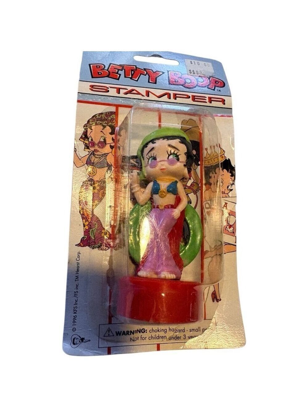 Betty Boop 1996 Hippie Stamper
